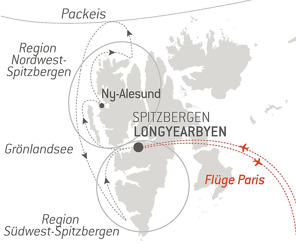 Spitzbergens Fjorde und Gletscher null
