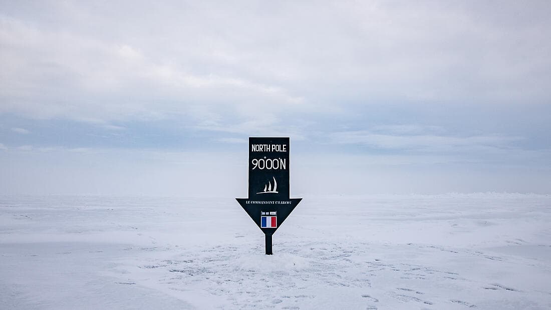 Der geografische Nordpol