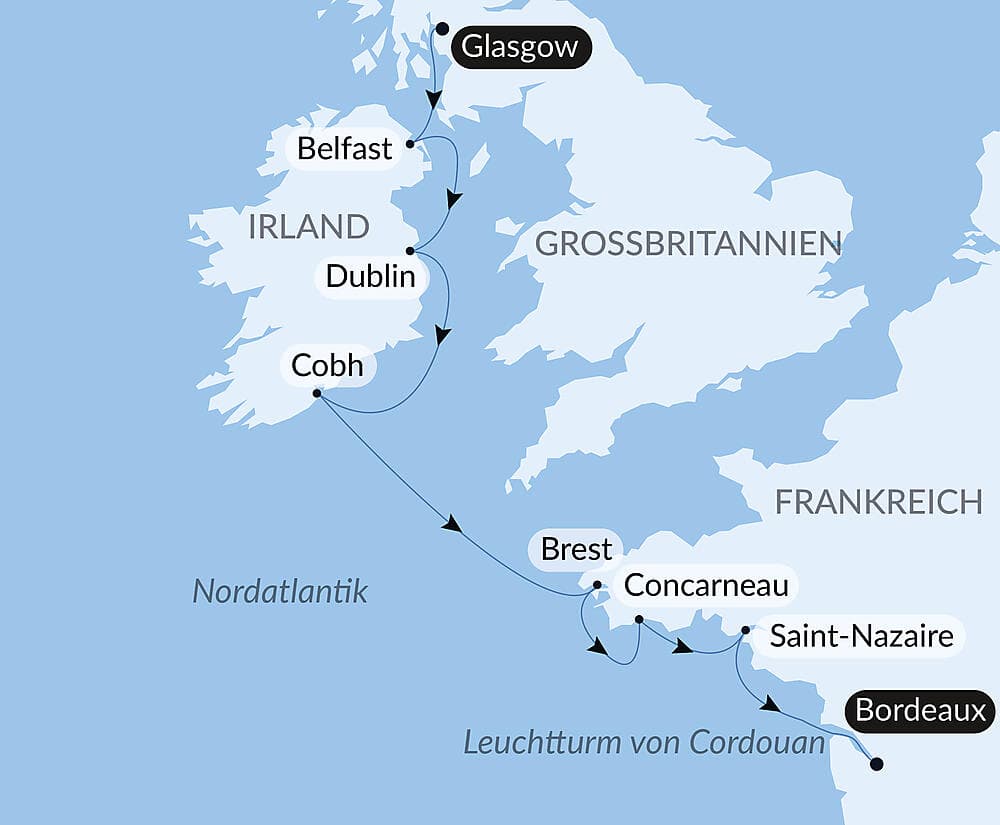 Von den keltischen Ufern bis zum Golf von Biskaya null