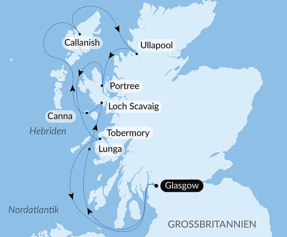 Mythische Inseln und wilde Landschaften auf den Hebriden null