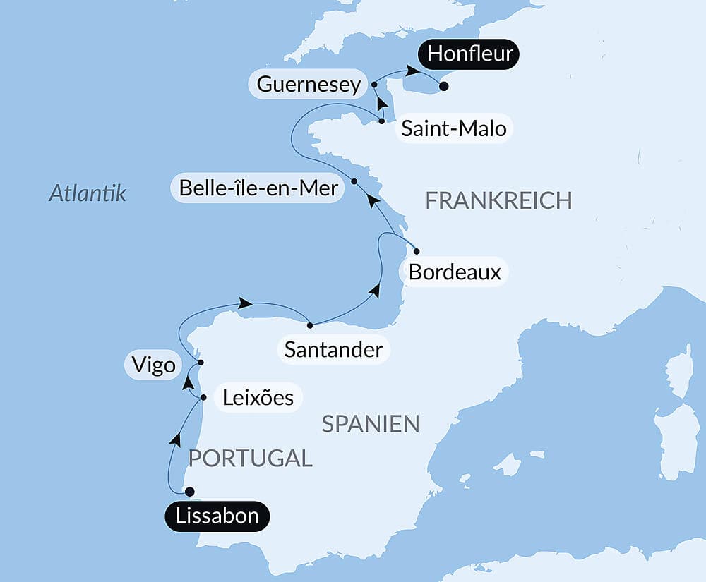 Befestigte Städte am Atlantik und die Iberische Halbinsel