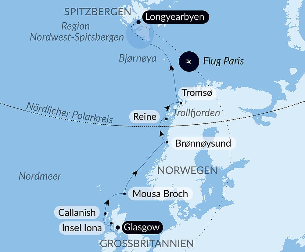 Von Schottland nach Spitzbergen null