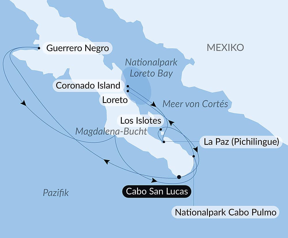 Erkundung im Herzen der Baja California