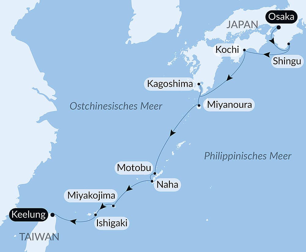 Abenteuer in die subtropischen Inseln Japans null