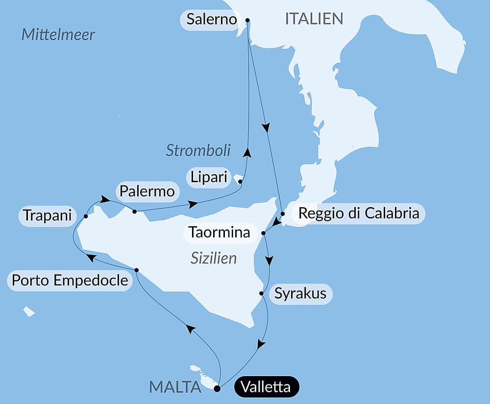 Authentische Küsten in Italien