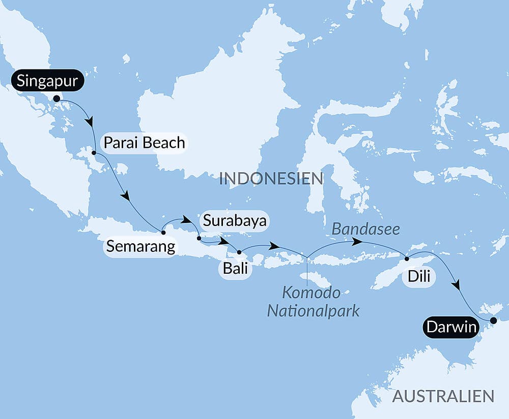 Heilige Tempel und Naturschätze in Indonesien null