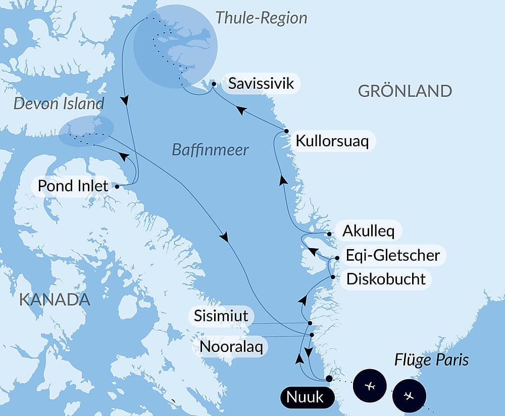 Kurs auf die ultimative Thule-Region