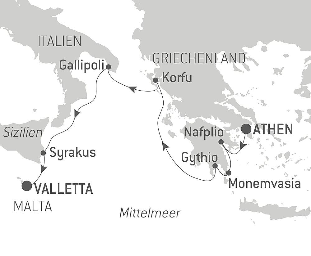 Antike Städte des Mittelmeers null