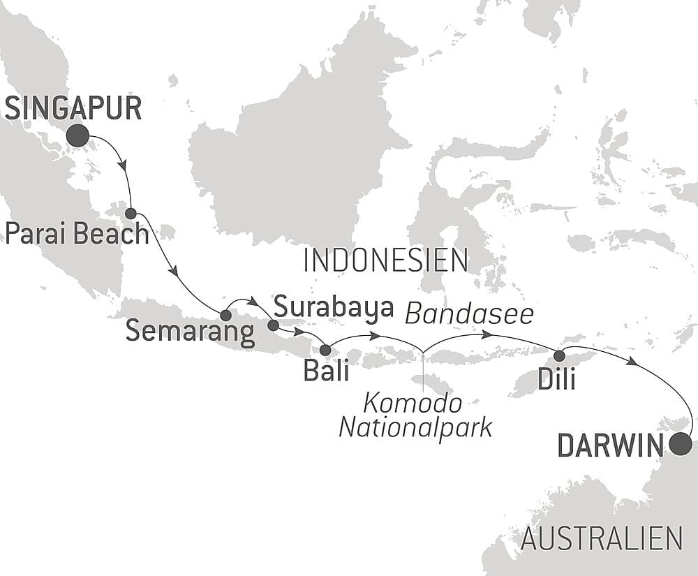 Heilige Tempel und Naturschätze in Indonesien null