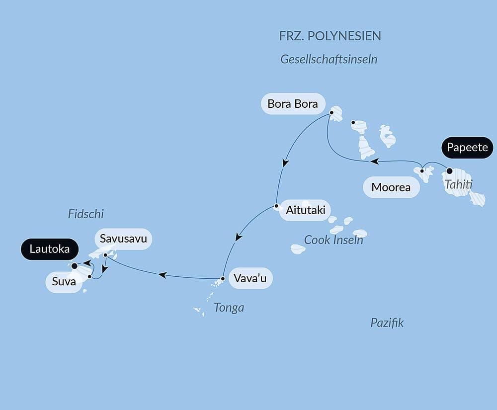 Inselparadiese und alte Kulturen im Südpazifik null