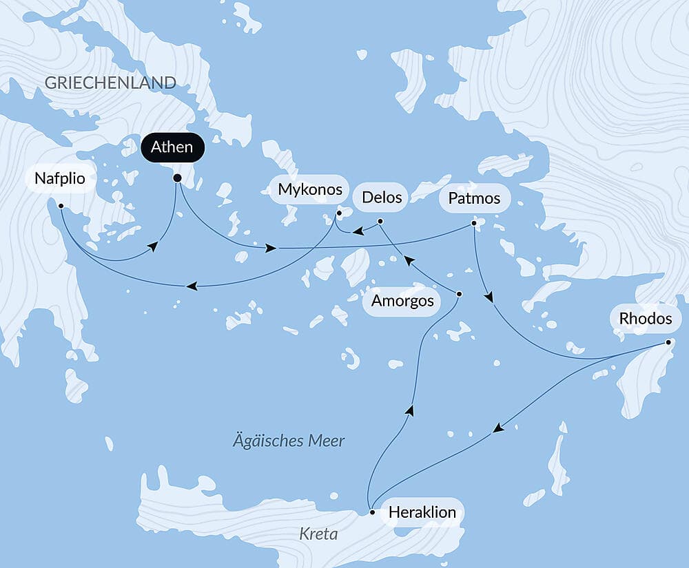 Kreuzfahrt zu den griechischen Inseln der südlichen Ägäis – mit Smithsonian Journeys null