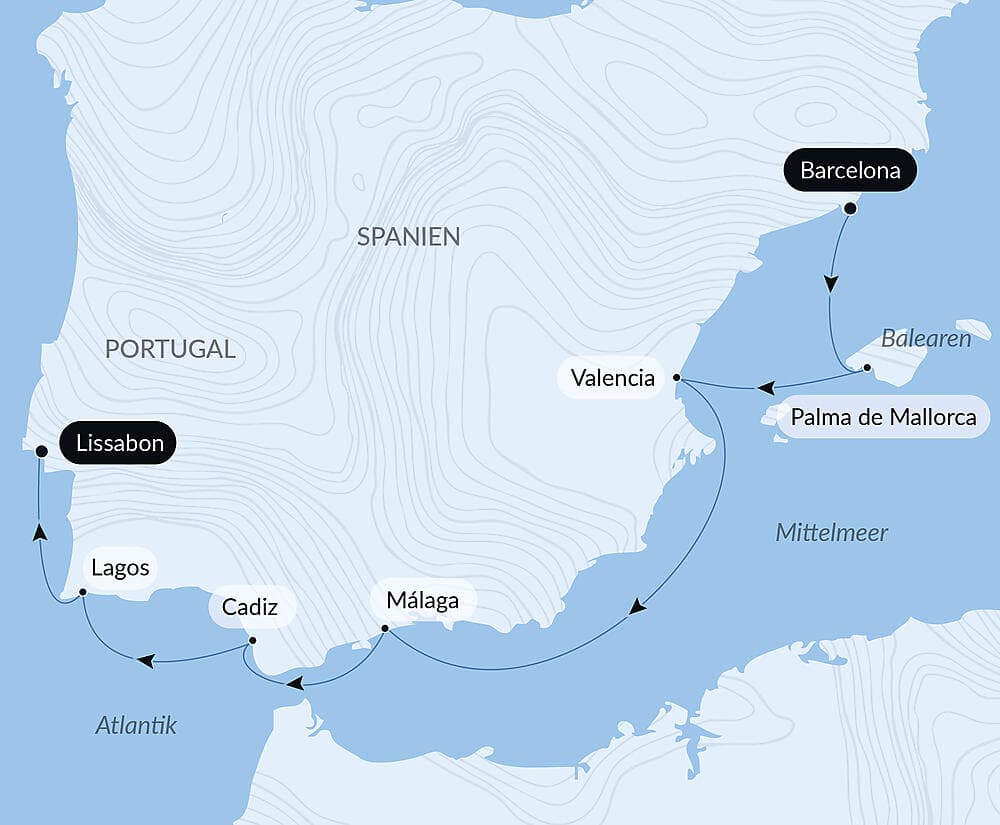 Kreuzfahrt durch Südspanien und Portugal – mit Smithsonian Journeys