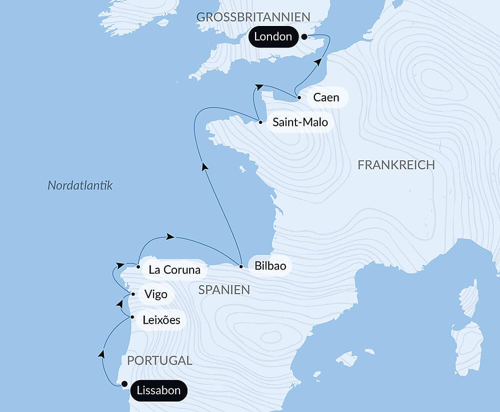Von Lissabon nach London: Kreuzen an der Westküste Europas - mit Smithsonian Journeys null