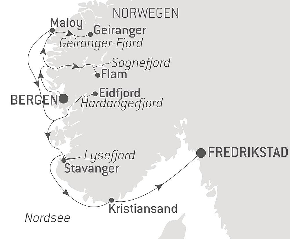 Norwegens legendäre Fjorde null