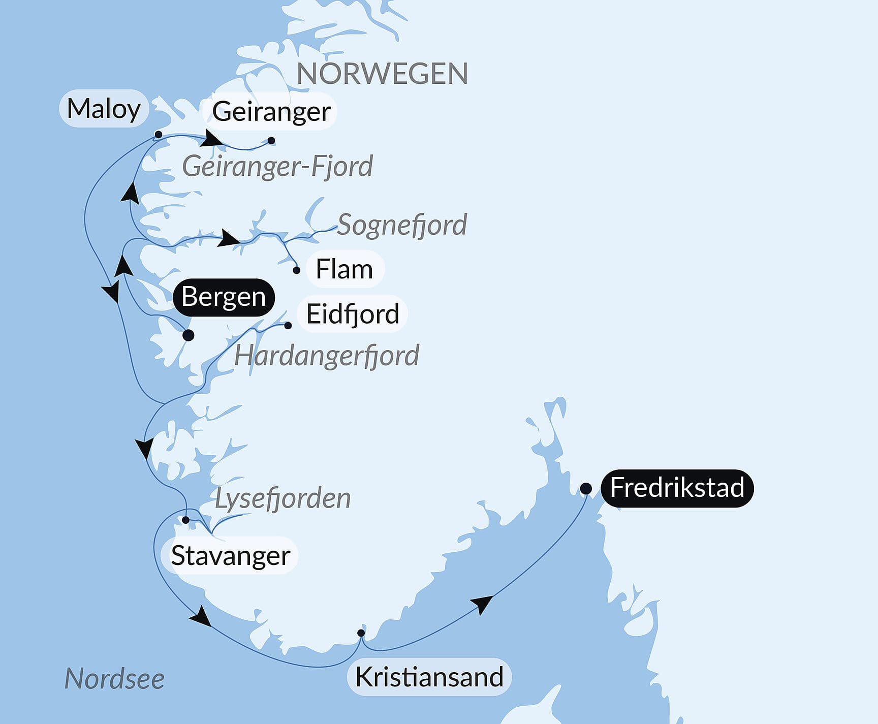 Norwegens legendäre Fjorde