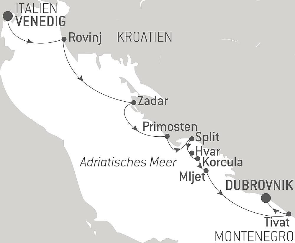 Wunder der Natur und Kulturschätze Dalmatiens null