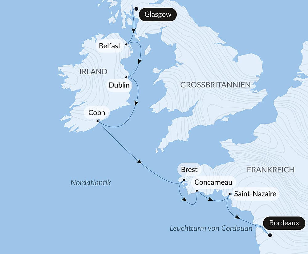 Von den keltischen Ufern bis zum Golf von Biskaya null