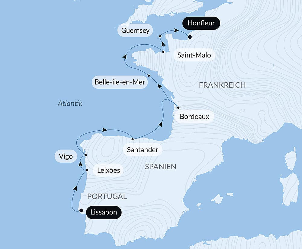 Befestigte Städte am Atlantik und die Iberische Halbinsel null